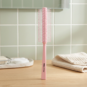 Brosse à cheveux massante Widex avec logo personnalisé, étiquette privée, peigne démêlant en plastique, manche en plastique, modèle 8506, emballage inclus - Product Image 2