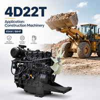 Moteur diesel turbocompressé refroidi par eau SCDC 4D22T 65 kW 88 ch pour camionnette, SUV, engins de construction, équipement industriel