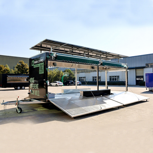 CAMPTRL Livraison Rapide Camion de Restauration Mobile, Stand à Hot-dogs, Cuisine Mobile, Kiosque à Glaces, Chariot à Hot-dogs, Remorque de Restauration - Product Image 1