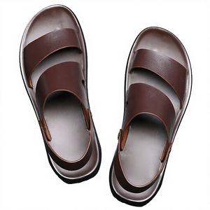 Zapatos de Hombre, Primavera/Verano 2026, Nuevas Sandalias de Cuero Genuino, Pantuflas Abiertas, Versátiles, de Doble Uso, Casuales, para Playa y Aire Libre - Product Image 2