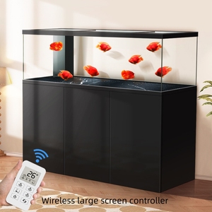 Acuario con Bombas de Agua de 100 Galones, Pecera de Vidrio Ultra Blanco para Peces Dragón, Filtro Integrado y Controlador Inteligente - Product Image 3