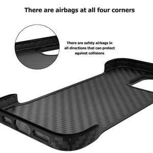 Чехол для <span class=keywords><strong>iPhone</strong></span> 16 Pro Max серии Shadow Grain с полным покрытием из волокна и защитой камеры с приподнятым экраном - Product Image 4