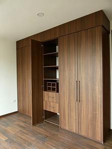 <span class=keywords><strong>Armario</strong></span> de Dormitorio Moderno, <span class=keywords><strong>Armario</strong></span> de Melamina, Vestidor con Puerta Corredera, Muebles de Dormitorio para Apartamento - Product Image 5