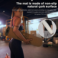 Tapis de yoga en liège imperméable, naturel, écologique, pratique en plein air, pilates, exercice au sol