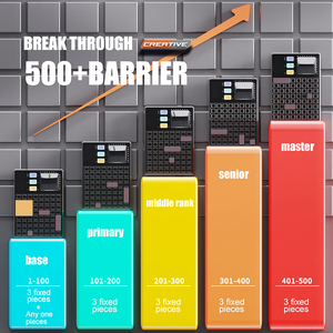เกมพัฒนาสมอง MILI พลาสติกใหม่ 500 ระดับความยากขั้นต่อเนื่อง <span class=keywords><strong>3</strong></span> โหมดการเล่น เกมฝึกสมองอิเล็กทรอนิกส์สำหรับเด็ก - Product Image 2