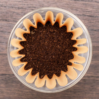 Filtre à café jetable à fond plat 28 g/m² Nouveau design 2026 pour usage domestique, bureau et mini-bruineurs de voyage
