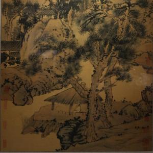 งานพิมพ์กระดาษซวน, ของตกแต่งผนังตามหลักฮวงจุ้ยตะวันออก, ภาพวาดภูมิทัศน์ที่วาดด้วยมือ, ศิลปะจีนโบราณ - Product Image 5