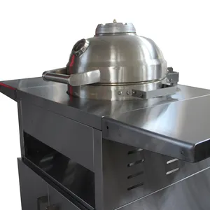 6A OEM 13 23 25 26 pollici griglia Kamado a carbone per barbecue in metallo di grandi dimensioni con pezzi di ricambio per cerniere pesanti per il commercio all'ingrosso