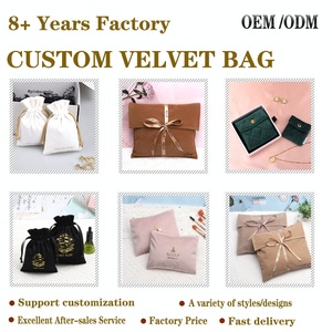 Pochette enveloppe en daim rose avec impression de logo personnalisé, sac à main, emballage cadeau, sac à bijoux, sac à poussière en velours de luxe avec rabat - Product Image 6