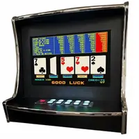 Máquina de juego con ranura de póker de Taiwán, máquina de juegos de 32 pulgadas, ranura de Casino, VICTOR, unidad china personalizada, enchufe, moneda de Color