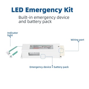 Lumière LED d'urgence certifiée CE avec batterie de secours, entrée 220V, CRI élevé 90, utilisation en intérieur, 15W, 1,5H - Product Image 2