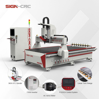 Router CNC Económico con Cambio Automático de Herramienta, 3 Ejes, para Muebles, Gabinetes, Estatuas, Grabado 3D, Maquinaria para Trabajar la Madera