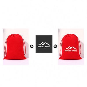 Custom Velvet <b>Drawstring</b> <b>Pouches</b> for Jewelry Storage Novelty Christmas Gift Bags - Product Image 5