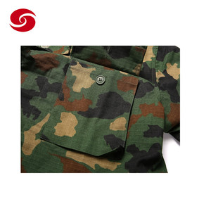 Ripstop <span class=keywords><strong>Tenue</strong></span> de Combat Uniforme <span class=keywords><strong>Militaire</strong></span> Veste BDU en Cotton - Product Image 4