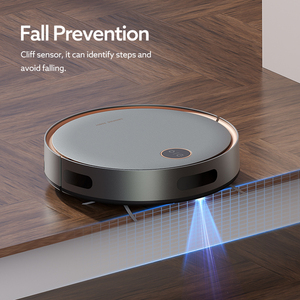 หุ่นยนต์กวาดอัจฉริยะ ถูพื้นเปียก/แห้ง แรงดูด 1500-1999 พาสคาล ชาร์จอัตโนมัติ มอเตอร์ไร้แปรงถ่าน แบตเตอรี่ลิเธียมไอออน สำหรับใช้ในครัวเรือน - Product Image 2