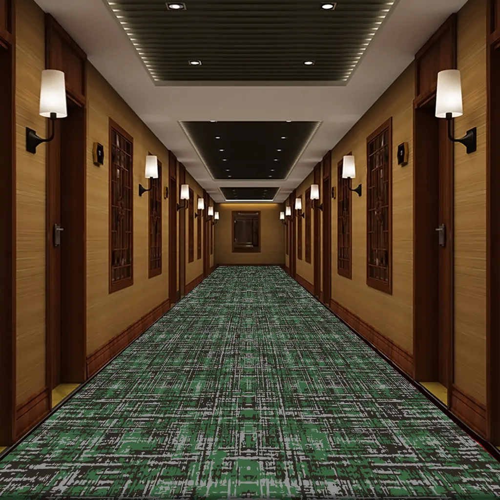 New Chinese style minimalist long corridor carpet  hotel hallway staircase  commercial carpet
