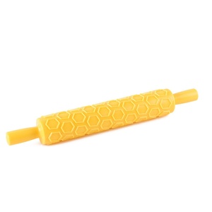 อุปกรณ์อบขนมรักษ์โลก ไม้คลึงแป้งลายดอกไม้ - Product Image 2