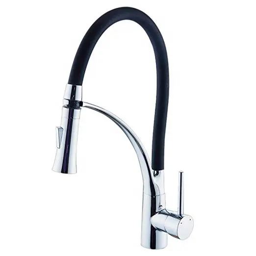 Kitchen faucet with Black flexible hose Kitchen taps with Pull Out Spray hot and cold Kitchen sink faucet mixer tap