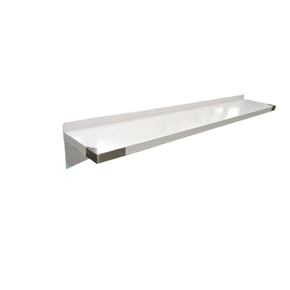 Xiangying NSF Stainless Steel Wall Mount Shelf Industrial Grade Metal Shelf for Commercial Restaurant Kitchens 12 x 84