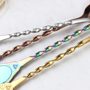 Cuillère <span class=keywords><strong>palais</strong></span> en acier inoxydable 304, cuillère à thé et <span class=keywords><strong>glaces</strong></span>, pour un Design créatif, style rétro Long manche, cuillère à café, pour les restaurants d'hôtel - Product Image 2