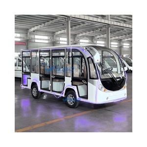 รถบัสท่องเที่ยวคุณภาพจากจีน 14 ที่นั่ง รถบัสไฟฟ้าสำหรับทัวร์ รถรับส่ง 72V รถท่องเที่ยวพร้อมใบรับรอง CE - Product Image 1