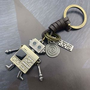 Llavero Pirata de Metal de Alta Calidad, Llaveros Divertidos, Llavero de Robot con Cuerda Trenzada para Regalos - Product Image 5