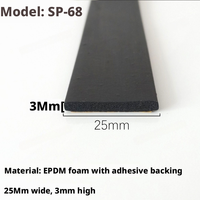 Bande d'étanchéité personnalisable en EPDM et PVC, absorbant les chocs, insonorisante et anti-poussière pour armoires de distribution électrique et joints de fenêtres