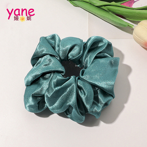 Aksesori Rambut Sarang Burung Wanita, Jepit Rambut dengan Scrunchies Ekor Kuda Satin - Product Image 6