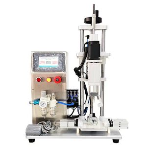 Machine de bouchage semi-automatique pneumatique pour bouteilles de 20 mm de diamètre, pour boissons, avec moteur et prise européenne, garantie 1 an - Product Image 2