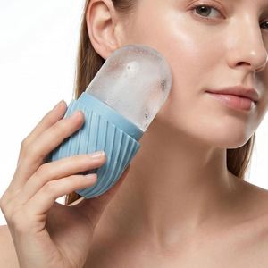 Rouleau de glace facial réutilisable en silicone, moule à glaçons pour le visage et le cou, outil de soin de la peau réduisant les gonflements - Product Image 3