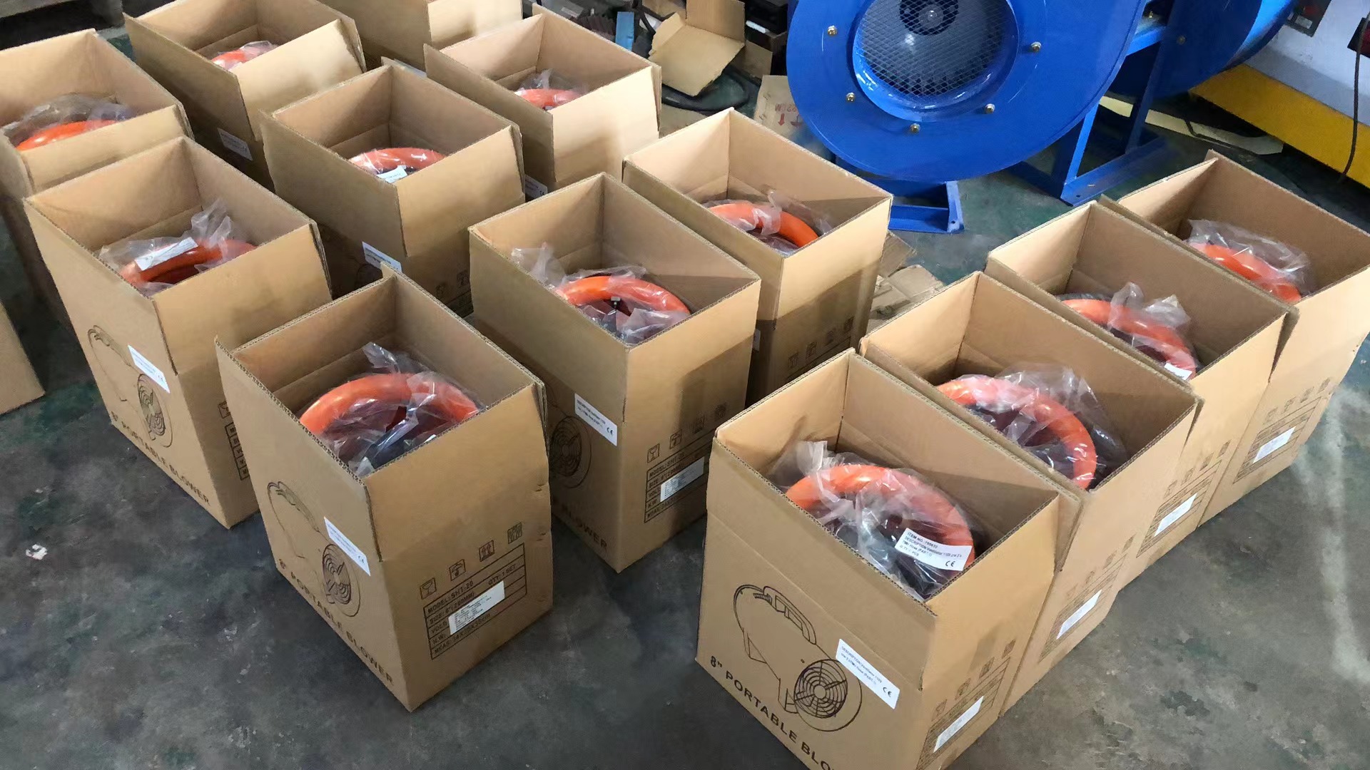 Axial fan-8-16 inch 220V Portable ventilation exhaust fan ducted fan flexible duct Small volume Ventilation fan