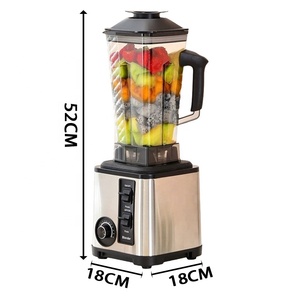 2026 New 3in1 Stainless Steel Blender With 10+ Speeds & 1500W Power Commercial Use Multiple Functions for Fruit <b>Vegetables</b> Meat - Product Image 2