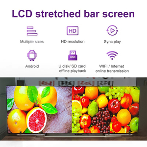 AUO 14.5 inch 2560*720, 183ppi 900 CD/m² Chất lượng cao <span class=keywords><strong>LCD</strong></span> kéo dài thanh <span class=keywords><strong>LCD</strong></span> hiển thị c145hax01.1 kỹ thuật số biển và hiển thị - Product Image 4