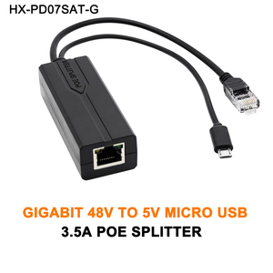 Gigabit 100/1000Mbps Rj45 48V <b>USB</b> Separator Power <b>Ethernet</b> Adapter PoE for Non POE Device Zhenqiankj - Product Image 3