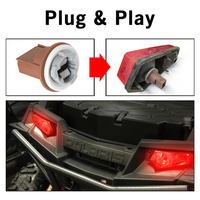 Lot de 2 prises de feux arrière universelles 70W de remplacement OE pour Polaris RZR 570 800 900 ACE