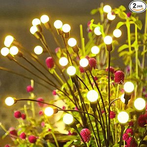 Decoración de jardín Luces de tierra Firefly Mini bolas Luces de jardín solares Impermeable Energía <span class=keywords><strong>solar</strong></span> Respetuoso con el medio ambiente 6/8/10 <span class=keywords><strong>Luz</strong></span> <span class=keywords><strong>solar</strong></span> led - Product Image 2