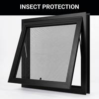 Fenêtre à auvent en aluminium imitation bois pour véranda, fenêtre à ouverture par le haut sur mesure avec moustiquaire intégrée
