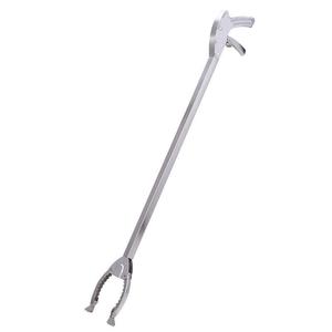 Green Heng Stainless Steel Trash Tongs Extended Multi Function <b>Grabber</b> For Garbage Food Charcoal Pick Up <b>Tools</b> - Product Image 3