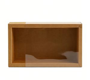 Customized High-End Eco-Friendly Recyclable Kraft Paper Drawer <b>Box</b> with PVC Liner for Certified Luxury Packaging From Vietnam - Product Image 1
