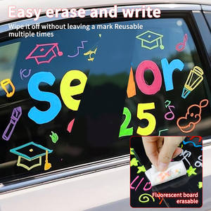 Couleurs vibrantes stylo <span class=keywords><strong>marqueur</strong></span> lavable <span class=keywords><strong>marqueur</strong></span> de <span class=keywords><strong>craie</strong></span> liquide inodore non toxique pour écrire <span class=keywords><strong>sur</strong></span> le panneau d'affichage de panneau d'affichage de fenêtre de voiture en verre - Product Image 4