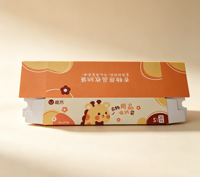 Boîtes en carton pliables écologiques biodégradables personnalisées pour l'emballage des produits d'épicerie et des supermarchés avec des sacs alimentaires à ouverture facile