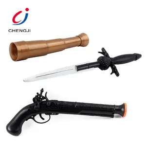 Ragazzi gun play set tiro in plastica a buon mercato spada esercito safty toy mini armi