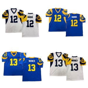 Camiseta de Rugby Estilo Vintage para Hombre, Cosida, con Nombres de Jugadores como <span class=keywords><strong>James</strong></span> Harris, Kurt Warner, Marshall Faulk, Eric Dickerson, Jerome Bettis, David Jones, Tallas S-3XL - Product Image 1