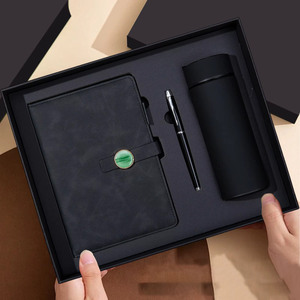 Set de Regalo Corporativo 2027, Cuaderno A5 Personalizado con Bolígrafo y Botella de Agua, para Reuniones Anuales de Empresa, Set de Regalo Empresarial - Product Image 2