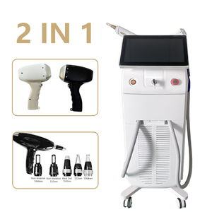 เครื่องเลเซอร์กำจัดขน808nm 1064น้ำแข็งไดโอดสองด้ามจับเครื่องลบรอยสักเลเซอร์ ND YAG - Product Image 5