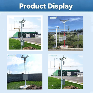 Estación Meteorológica para Carreteras FAWS209 Personalizable, con Sensor Profesional de Temperatura y Humedad, Anemómetro, Radiación Total y Pluviómetro - Product Image 2