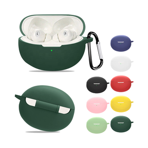Funda Protectora de Silicona para Auriculares Oppo <span class=keywords><strong>Enco</strong></span> <span class=keywords><strong>Air</strong></span> <span class=keywords><strong>2</strong></span> Pro, Resistente a Golpes, con Gancho, Venta al por Mayor de Fábrica - Product Image 1