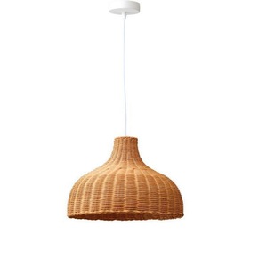 Lámpara Colgante de Mimbre Tejido Yumesho de 40cm, Estilo Japonés, para Hogar, Restaurante, Salón de Té, Hotel, Pasillo - Product Image 2