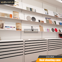 Armoire de présentation moderne à tiroirs combinés avec cadre métallique de bonne qualité pour mosaïque, marbre, carrelage stratifié horizontal/vertical