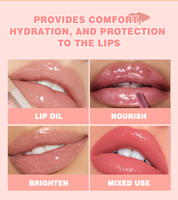 Huile de Brillance Hydratante pour Lèvres, Baume Lèvres Tendance, Tube d'Emballage Maquillage, Gloss à Lèvres